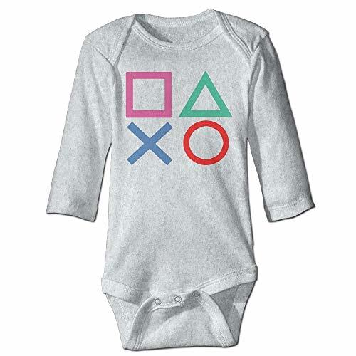 Moda Unisex Newborn Bodysuits Playstation Joypad Girls Babysuit Long Sleeve Jumpsuit Sunsuit Outfit