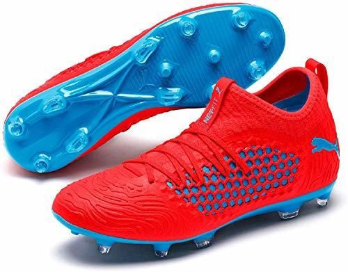 Puma Future 19.3 Netfit FG/AG, Zapatillas de Fútbol para Hombre, Rojo