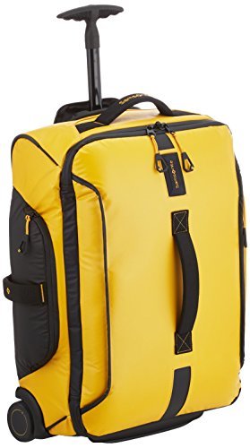 Places Samsonite Paradiver Light - Bolsa de viaje con ruedas, Amarillo