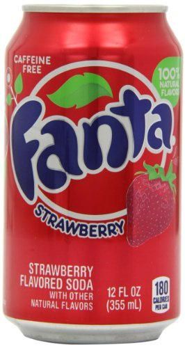 Fanta Refresco sabor de fresa - 12 latas de 355 ml -