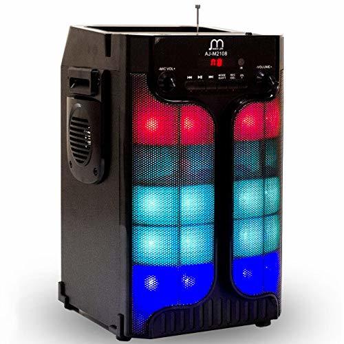 Electrónica Music Life Altavoces Karaoke Bluetooth Portátil Recargable USB 40W con Entrada Microfono