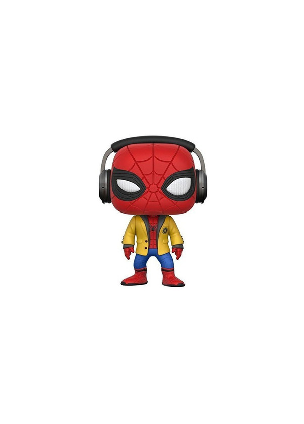 Social Marvel-21660 Figura de Vinilo Spider-Man with Headphones Funko 21660