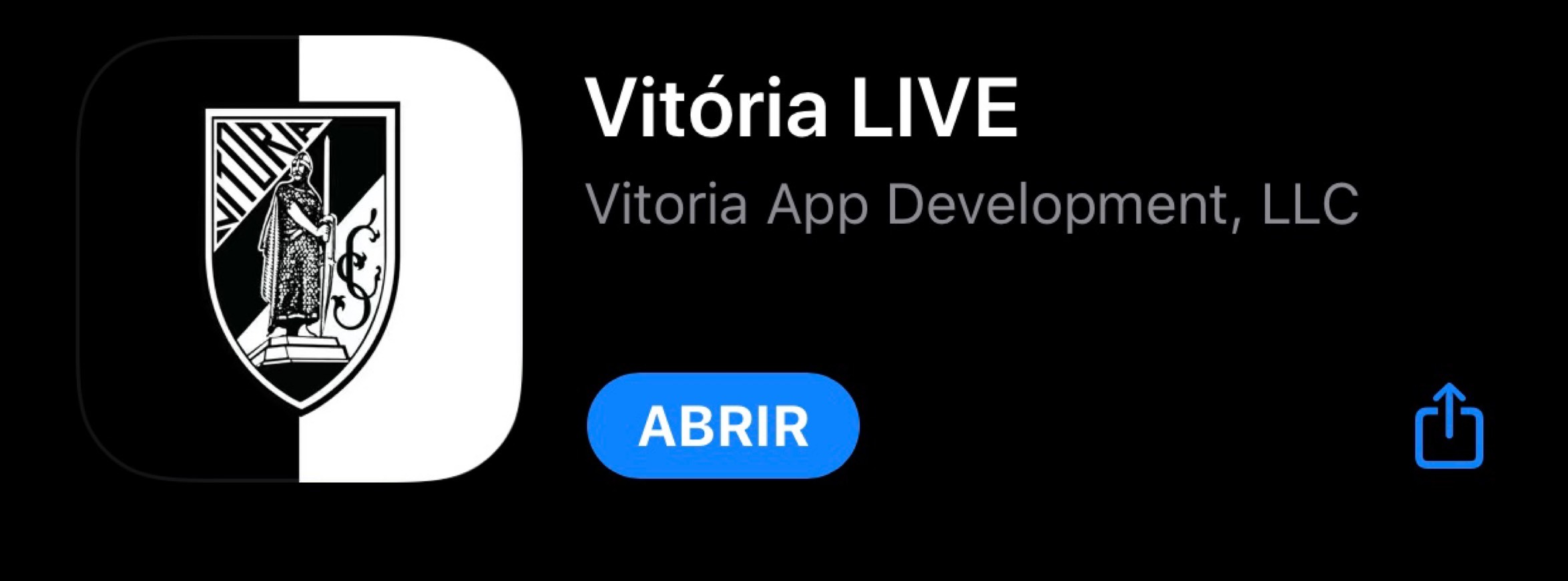 App Vitória Sport Clube - Aplicação