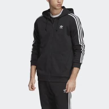 Product adidas Casaco com Capuz 3-Stripes - Preto