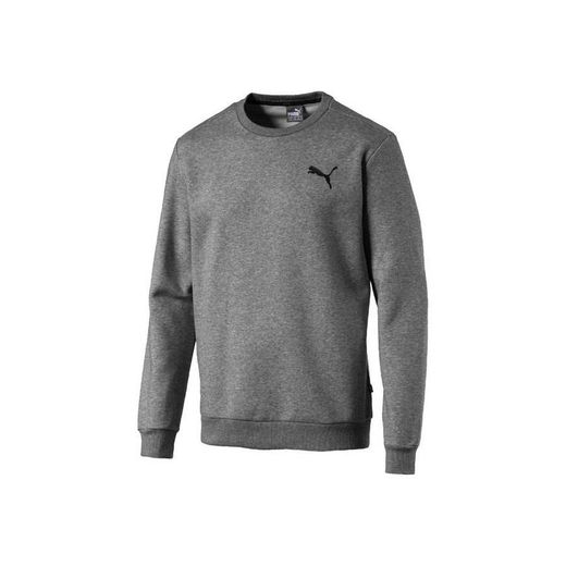 Sweat com gola redonda cinza mesclado Puma