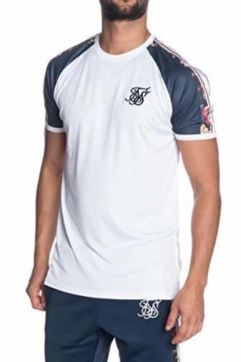 T Shirt Manica Corta uomo Siksilk Bianca