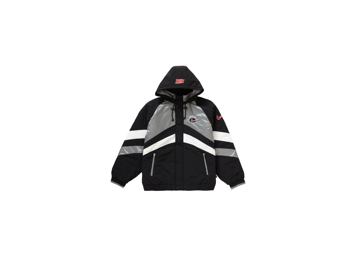 Social Supreme Nike Hooded Sport Jacket Silver