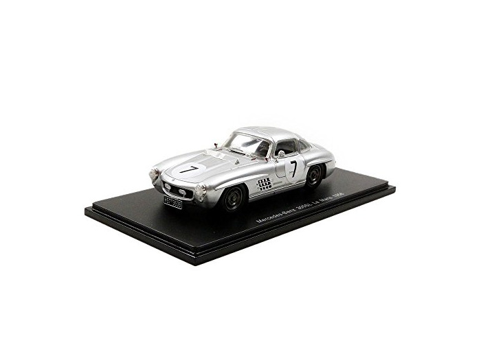 Producto Spark - Mercedes Benz 300 SL LE Mans 1956, S4410, Plata, en Miniatura