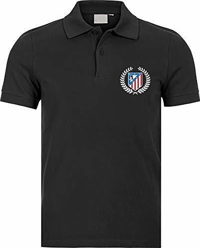 Polo Polo Atlético de Madrid Corona Camisetas del Atleti Colchoneras Rojiblancos ATM