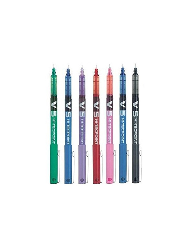 Social Pack de 7 Bolígrafos Pilot BX V5 Varios Colores - Bolígrafo Extra