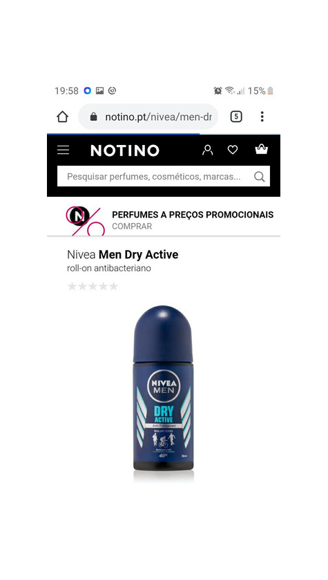 Producto Nivea Men Dry Active