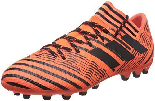 Social Adidas Nemeziz 17.3 AG, Botas de fútbol para Hombre, Naranja