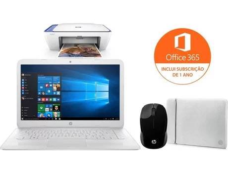 Social Pack HP Stream (Portátil 14-CB101NP + Impressora Multifunçõe