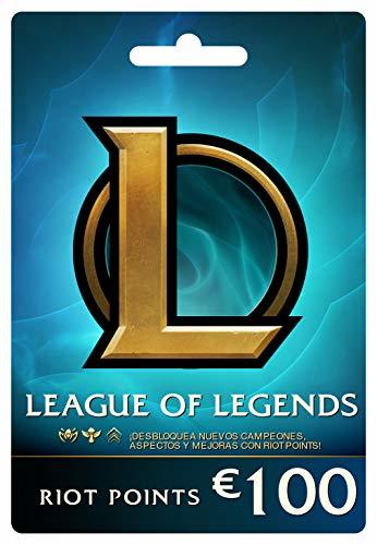 Lugar League of Legends €100 Tarjeta de regalo prepaga