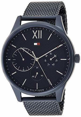 Social Tommy Hilfiger Reloj Multiesfera para Hombre de Cuarzo con Correa en Acero