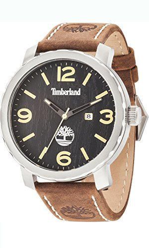 Timberland Pinkerton Reloj para Hombre Analógico de Cuarzo con Brazalete de Piel