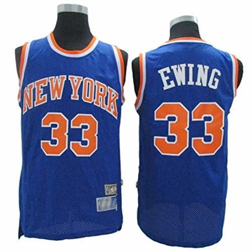 XH-Sport Camiseta de Baloncesto para Hombre - Patrick Ewing # 33 New