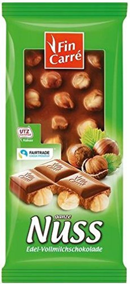 Productos Fin Carre Precious milk chocolate with whole hazelnuts