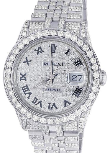 Rolex datejust Iced out 