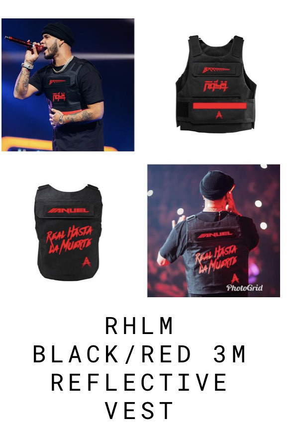 Moda RHLM BLACK/RED 3M REFLECTIVE VEST