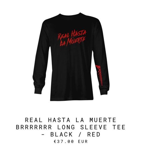 REAL HASTA LA MUERTE LONG SLEEVE TEE