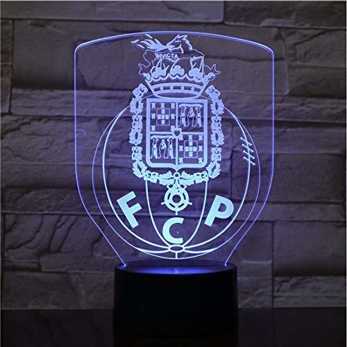 Places Futebol Clube Do Porto Led Night Light 3D Illusion Fc Porto Soccer