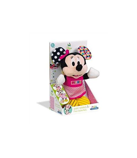 Clementoni- Disney Peluche con Sonidos Baby Minnie, Multicolor, Miscelanea