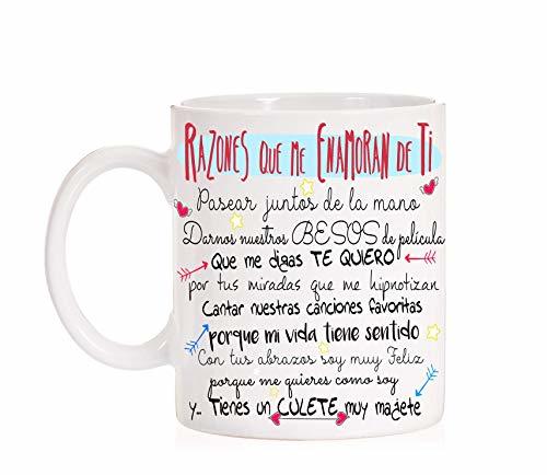 Elemento de la categoría hogar FUNNY CUP Taza Razones Que me Enamoran de Ti