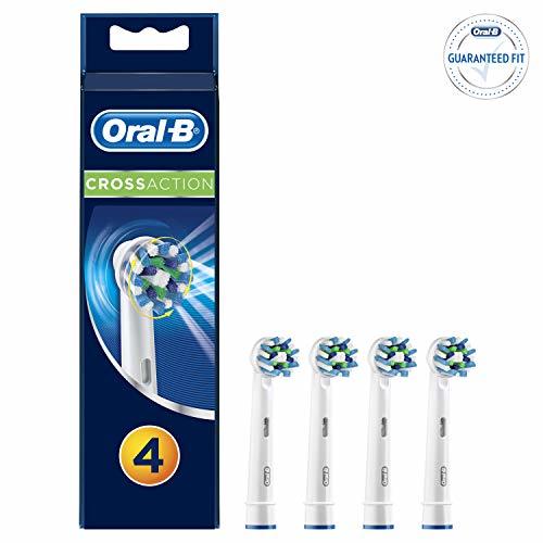 Beauty Oral-B CrossAction - Set de 4 recambios para cepillo de dientes eléctrico