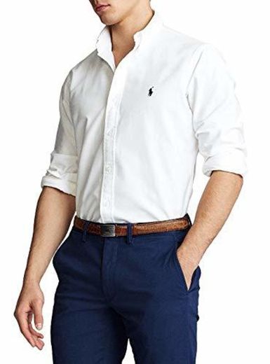 Polo Ralph Lauren Camisa Basic Blanco para Hombre Large Blanco