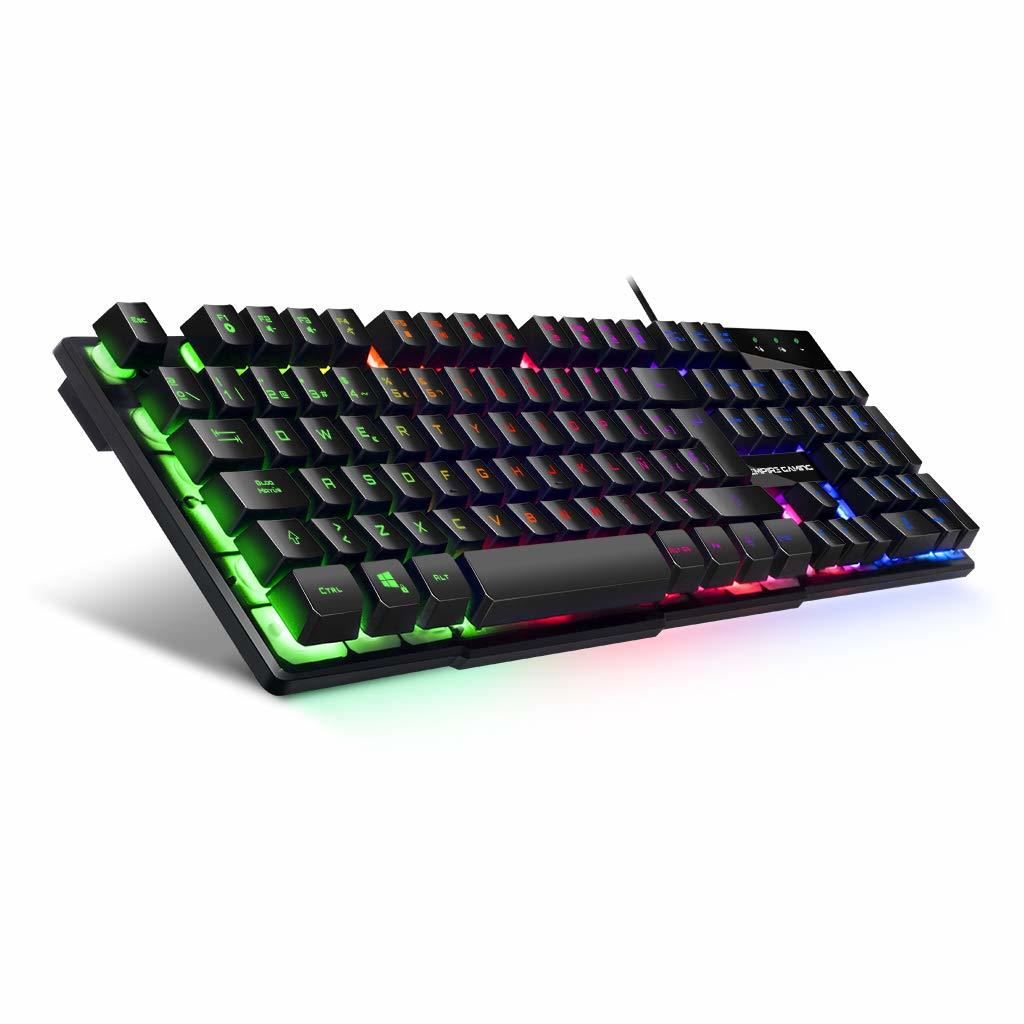 Electrónica EMPIRE GAMING Teclado de PC Empire K300 QWERTY- 105 Teclas Semi-mecánicas con