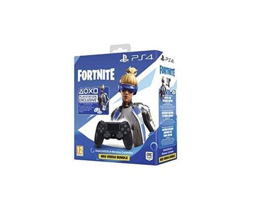 Sony - DualShock 4 V2 Fortnite VCH 2019 500 Vbucks, negro