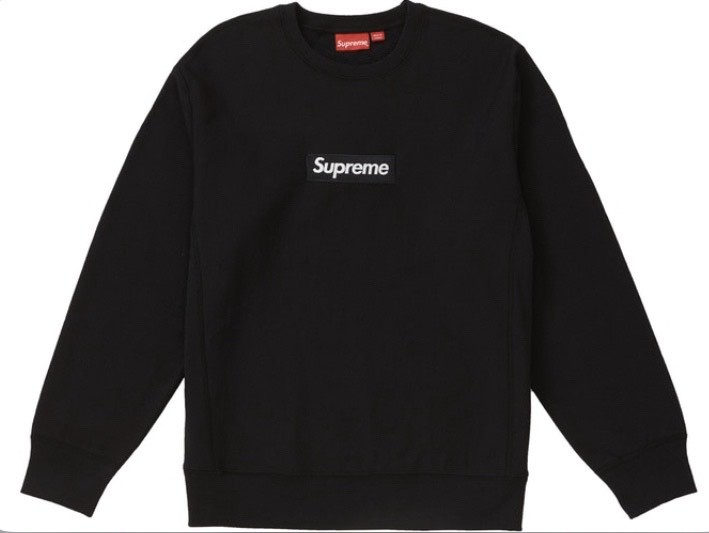 Moda Supreme Box Logo Crewneck Black -EP