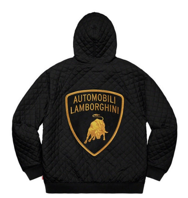 Moda Supreme®/Automobili Lamborghini Hooded Work Jacket Black-EP