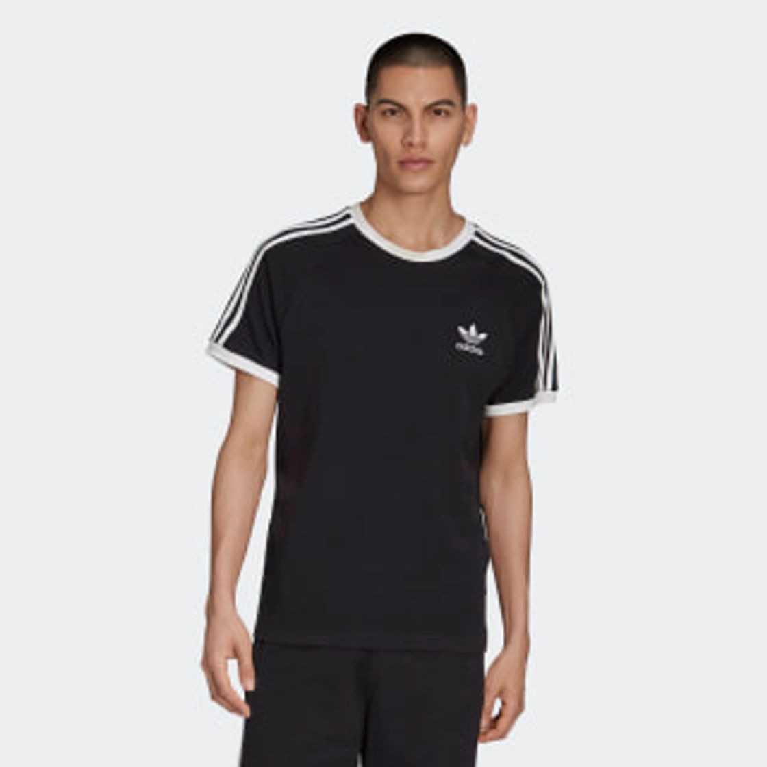 Fashion adidas 3-Stripes Tee - Black | adidas US