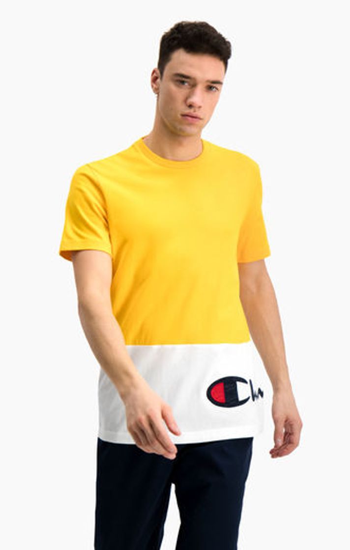 Fashion Colour Block Wraparound Logo T-Shirt | Champion