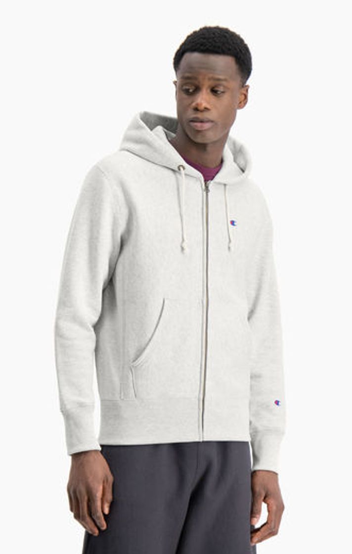 Fashion Zip-Up Script Logo Reverse Weave Hoodie | Champion