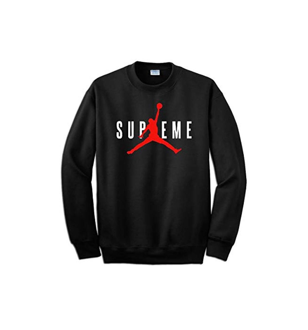 Moda ARTIST - Sudadera con impresión Supreme Michael Jordan 23