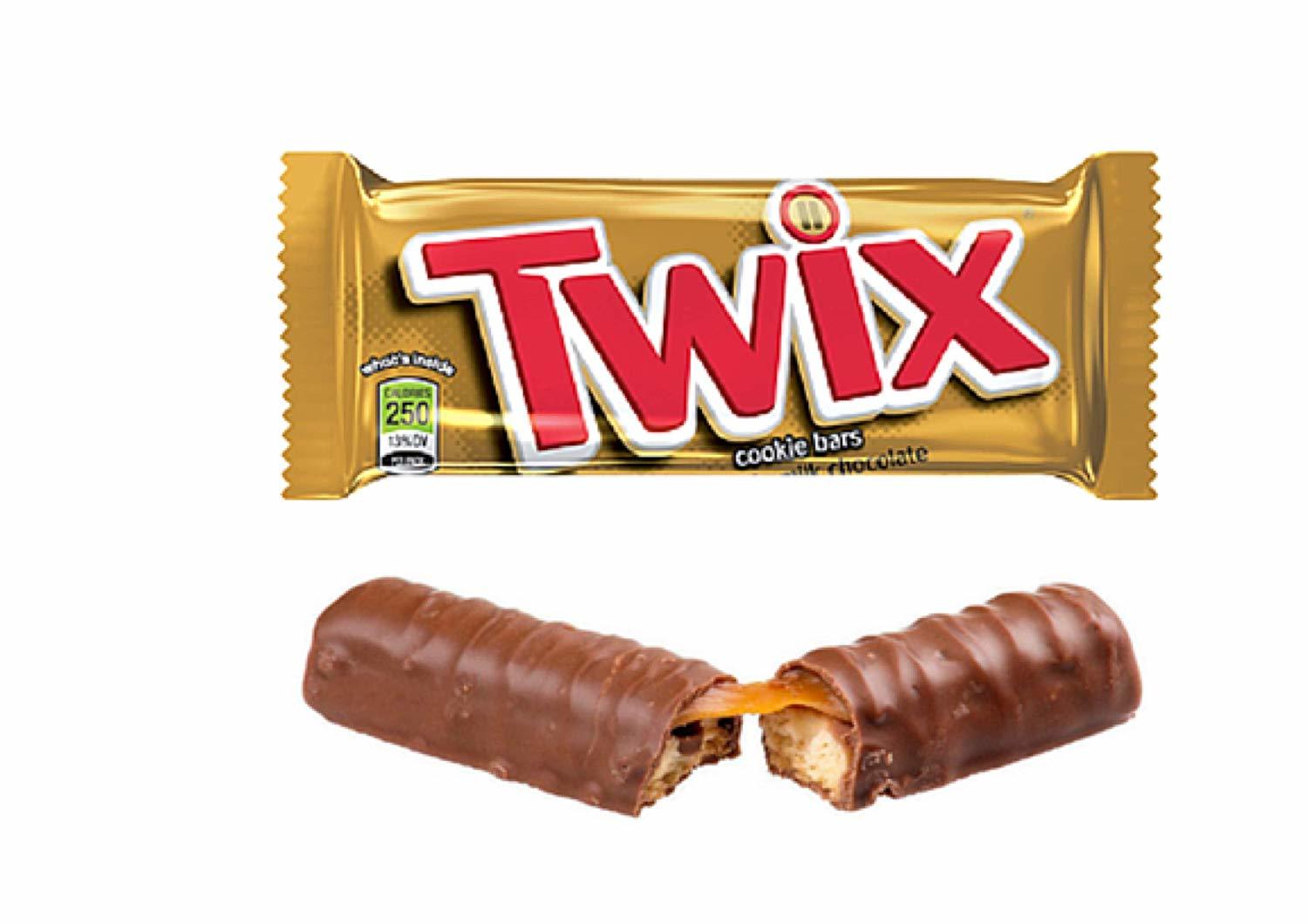 Social Twix Barrita de Galleta y Caramelo Cubierta de Chocolate con Leche