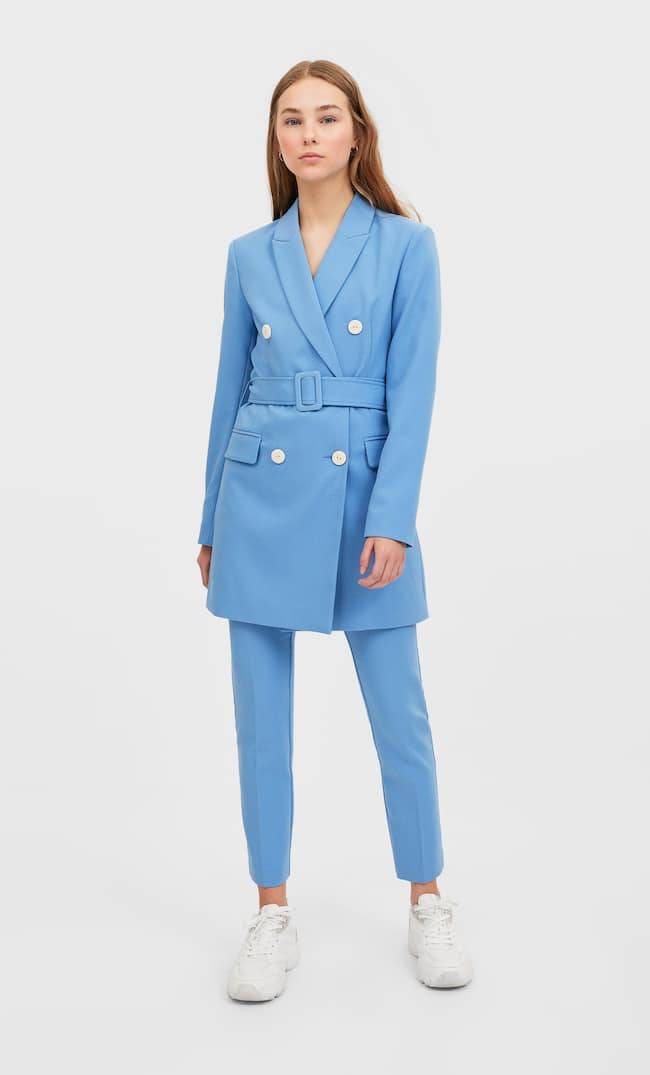 Blazer vestido azul 