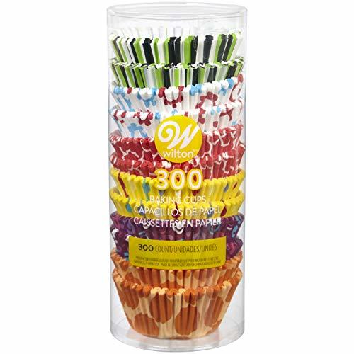 Elemento de la categoría hogar Wilton Variety Paper Party Baking Cups 300 Pack Candy Cupcake Cake Muffin