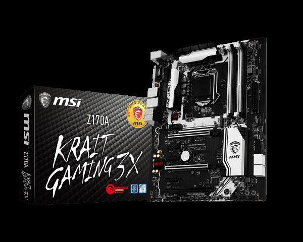 Product Motherboard MSI Z170A KRAIT GAMING 3X