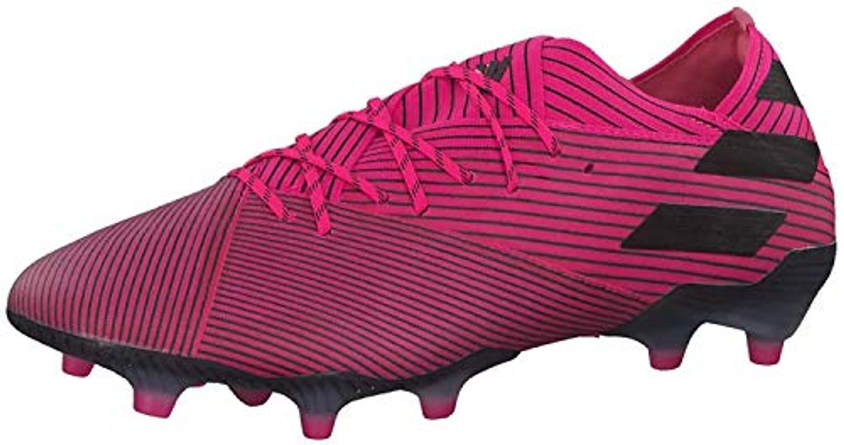 Moda adidas Nemeziz 19.1 FG, Bota de fútbol, Shock Pink-Core Black-Shock Pink, Talla