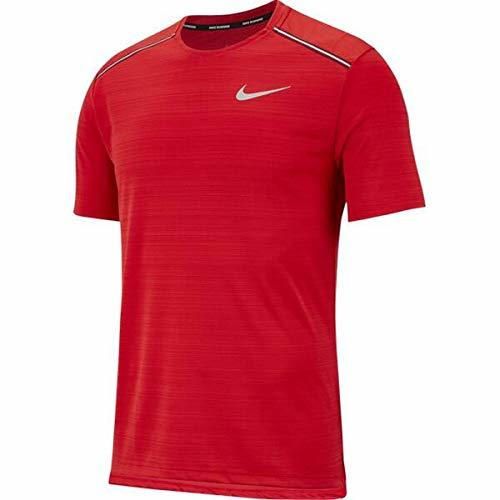 Nike Dri-FIT Miler Camiseta, Hombre, Rojo