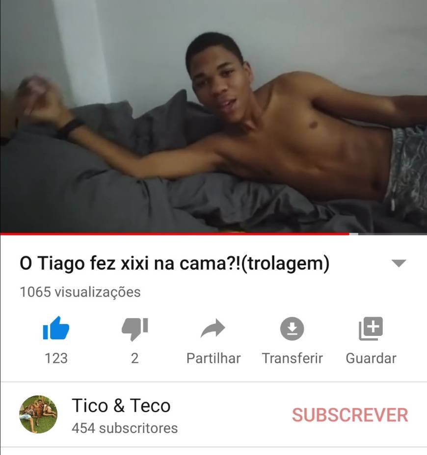 O TIAGO FEZ XIXI NA CAMA?!