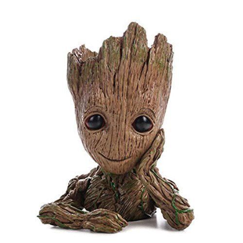 Baby Groot Flower Pot Marvel figura de acción de Guardians of the