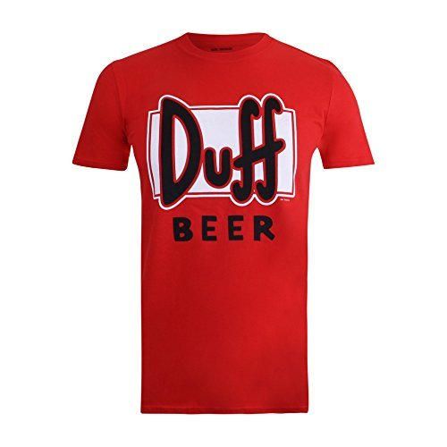 Simpsons Duff Beer Camiseta, Rojo