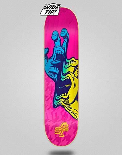 Lordofbrands Santa Cruz Glitch Hand Wide Tip 8.25 Monopatín Skate Skateboard Deck