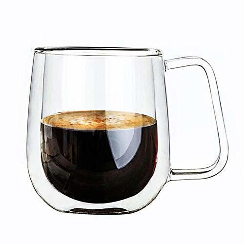 Mug Taza Gift Café S! 250 Ml De Vidrio De Doble Pared Resistente
