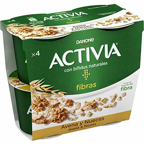 Product Danone Activia Yogur con Avena y Nueces - Paquete de 2 x